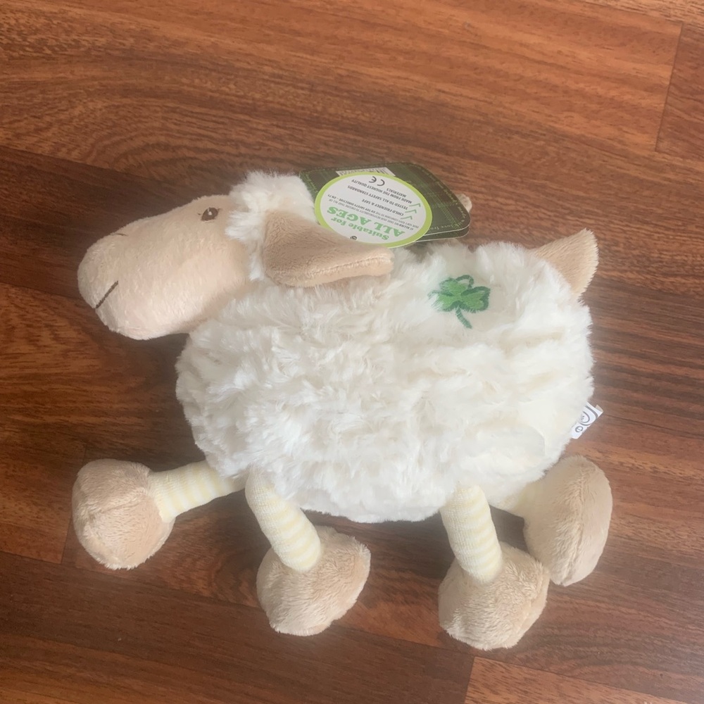 Allied Plush Sheep Lamb Baa Baa Irish Woolies Shamrock Ireland Souvenir 9" Toy - Picture 7 of 7